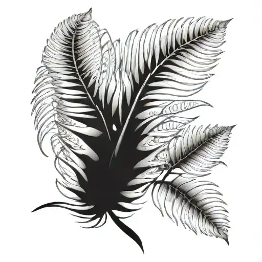 Nz Silver Fern Leaf