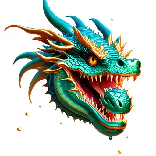 3D Balloon Style Dragon