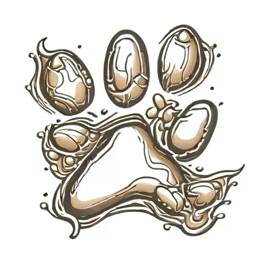 Dog Paw Print