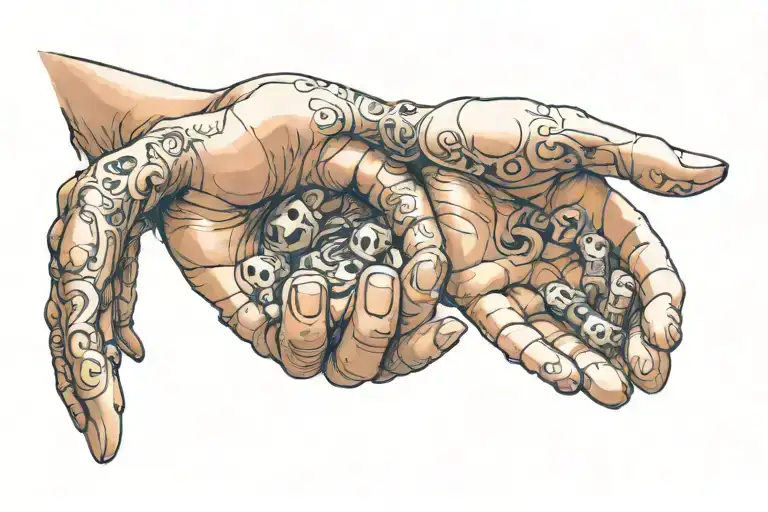 Mom 3 Boys Hand And Puts