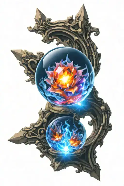 Crystal Ball Inner Light Shine