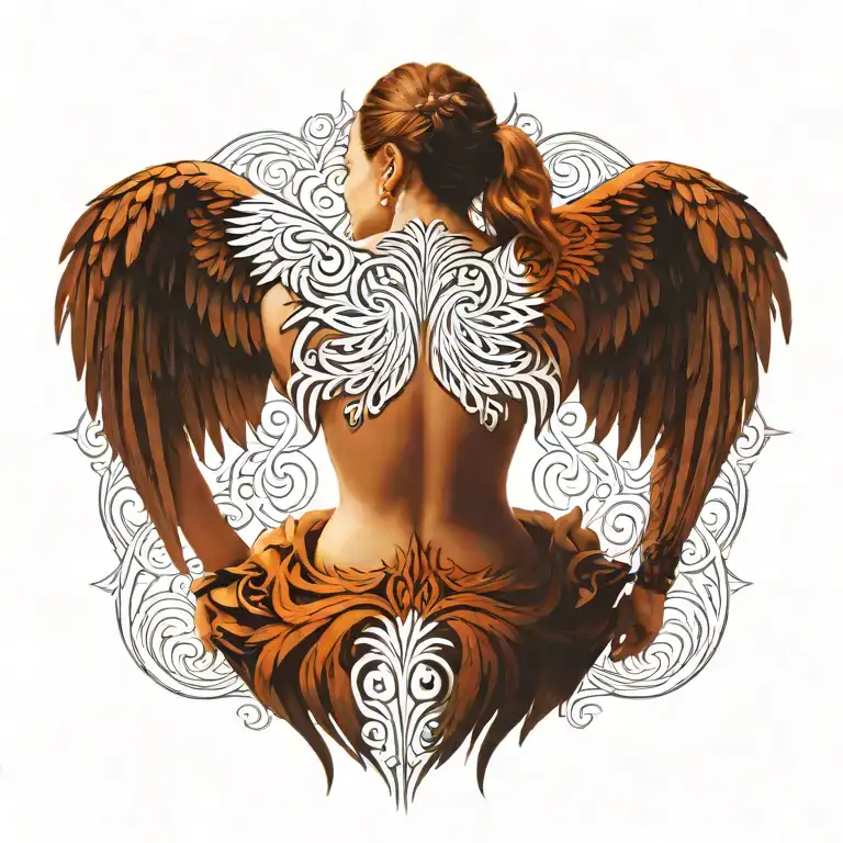 Wing Covering Whole Back