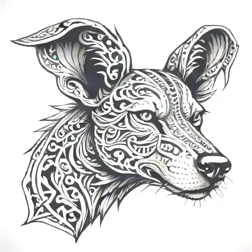 Uruguayan Cimarron Dog Head