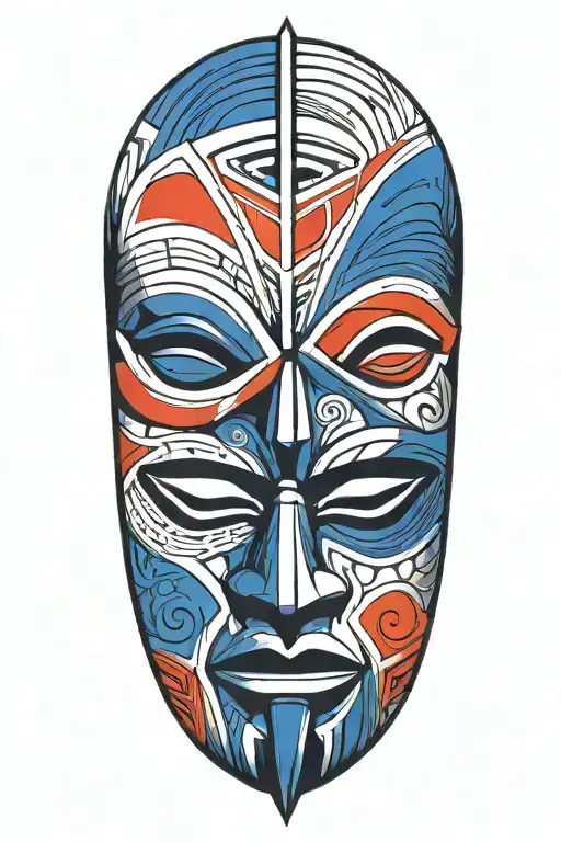 African Zulu Mask