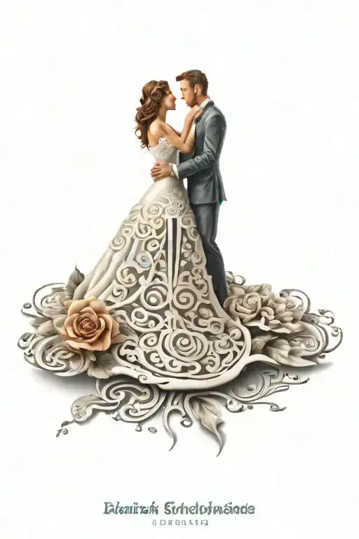 Wedding Bride And Groom