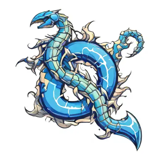 Number 8 Sorpion Scorpio Lightning