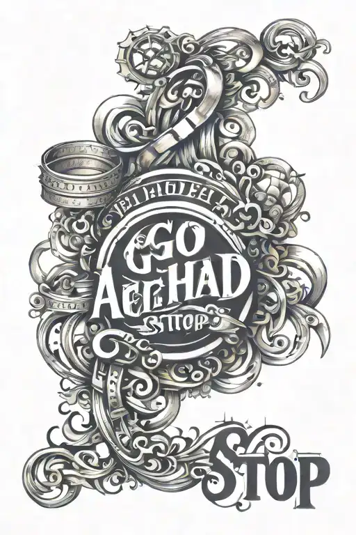 Bracelet Go Ahead Don't Stop