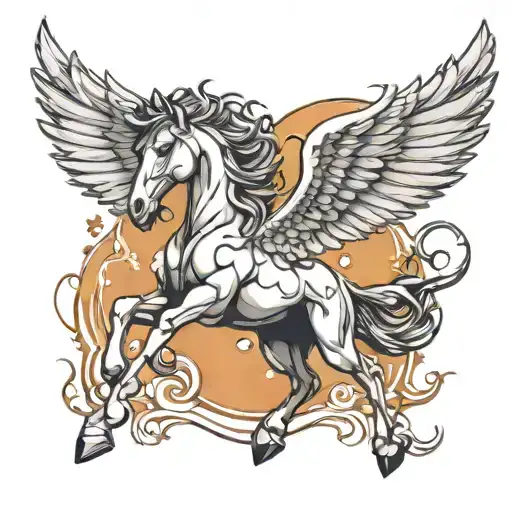 Pegasus Horse With Wings