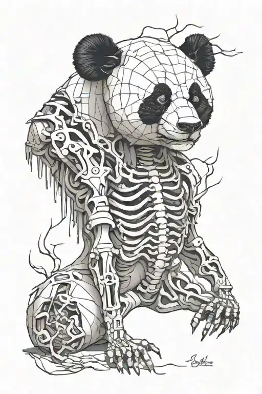 Panda Skeleton