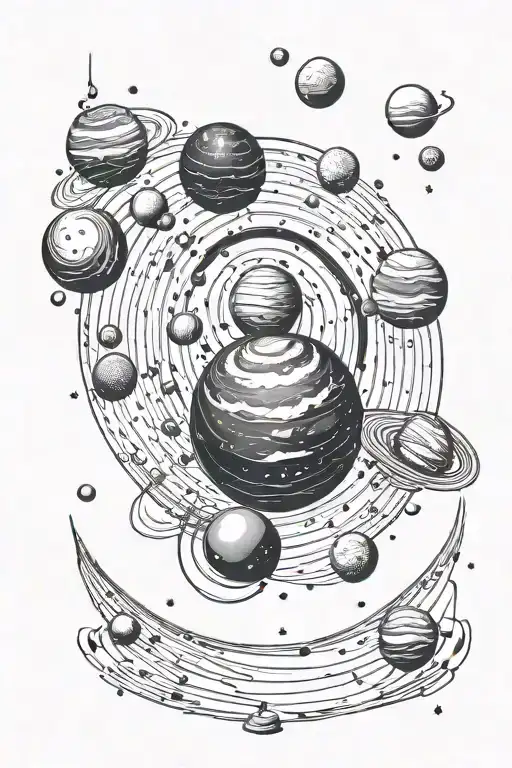 Galaxy Themed Solar System