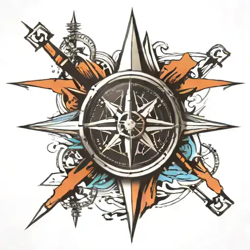 Mountain Ski Compass