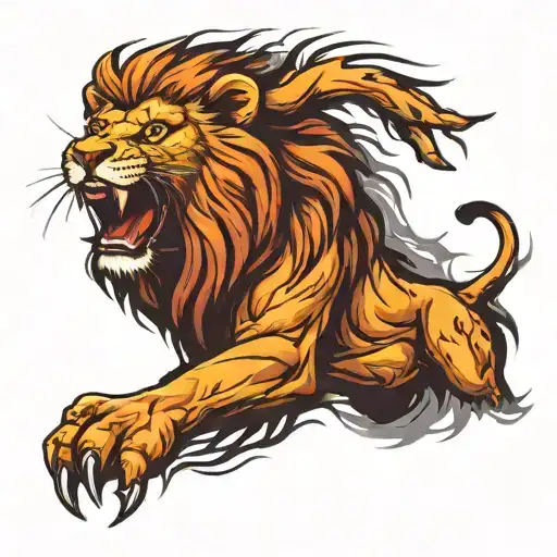 Mad Lion Roaring