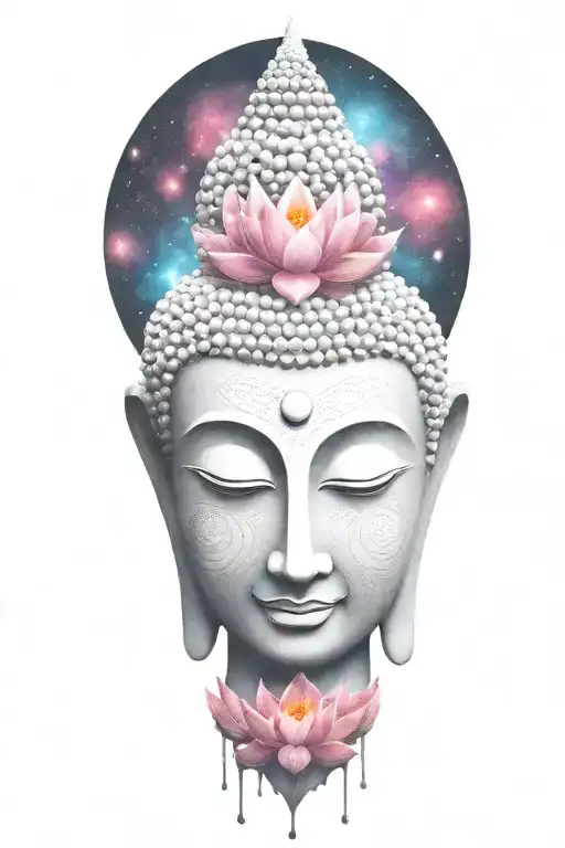 Buddha Lotus Galaxy