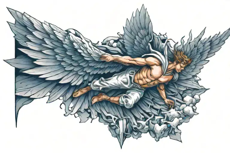 Icarus Falling Sleeve