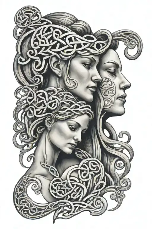 Celtic Mother Daughter