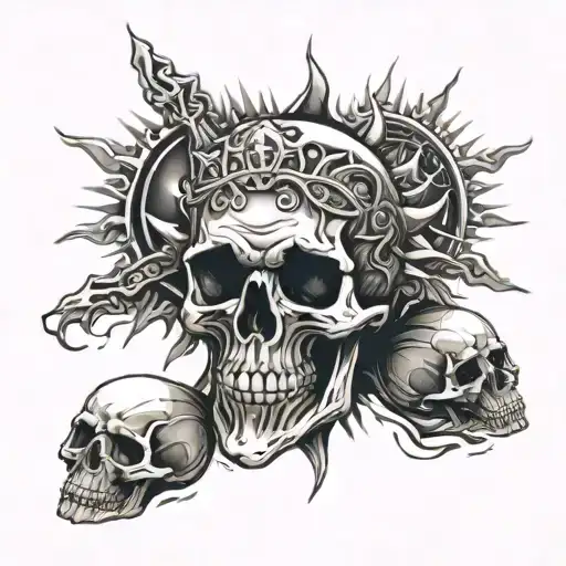 Skull And Sun