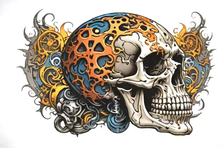 Skull W Act Like You Got Sence