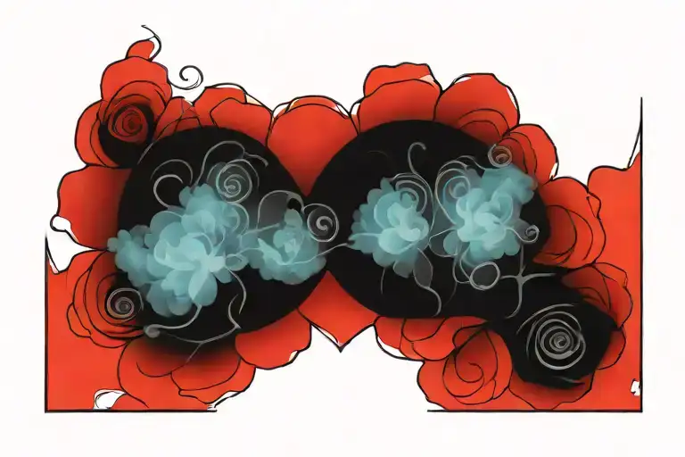 Roses And Clouds And Heart