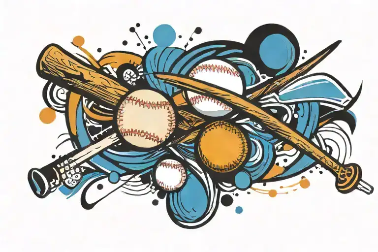 Baseball Bat And Ball