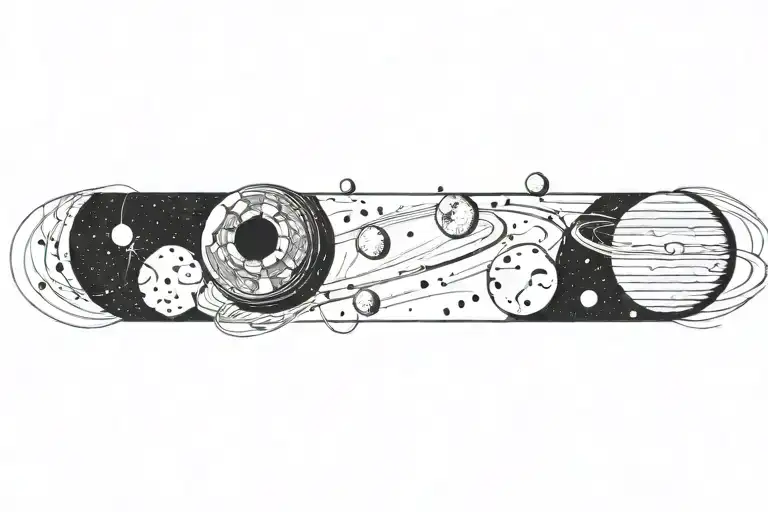 Black Hole Eating Planets