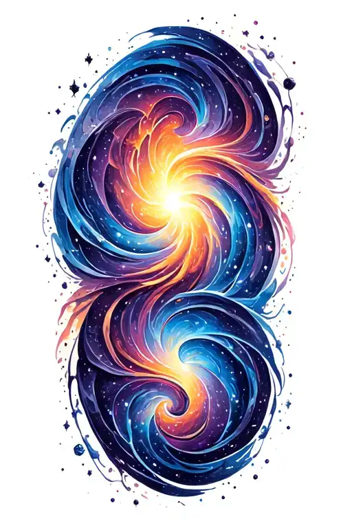 Space Galaxy Like Spiral