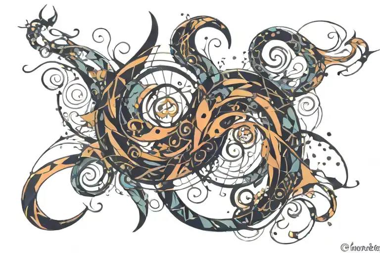 Capricorn And Gemini Signs Merged