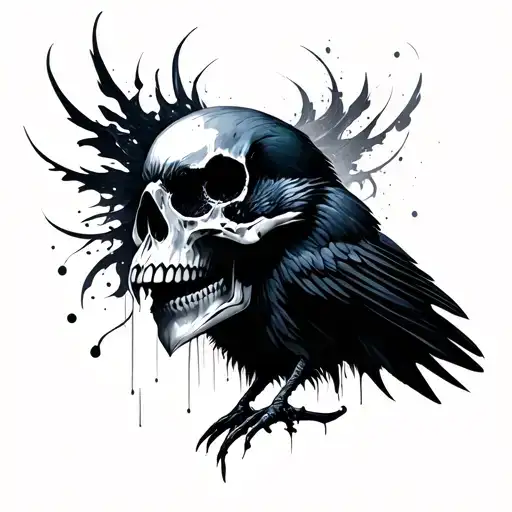 Skull Of Raven