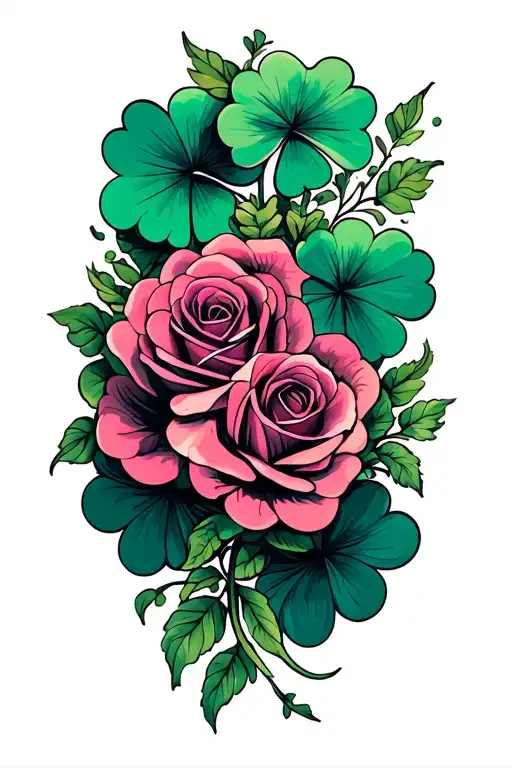 Shamrock And Roses