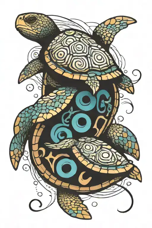 Turtle With Letter O And R