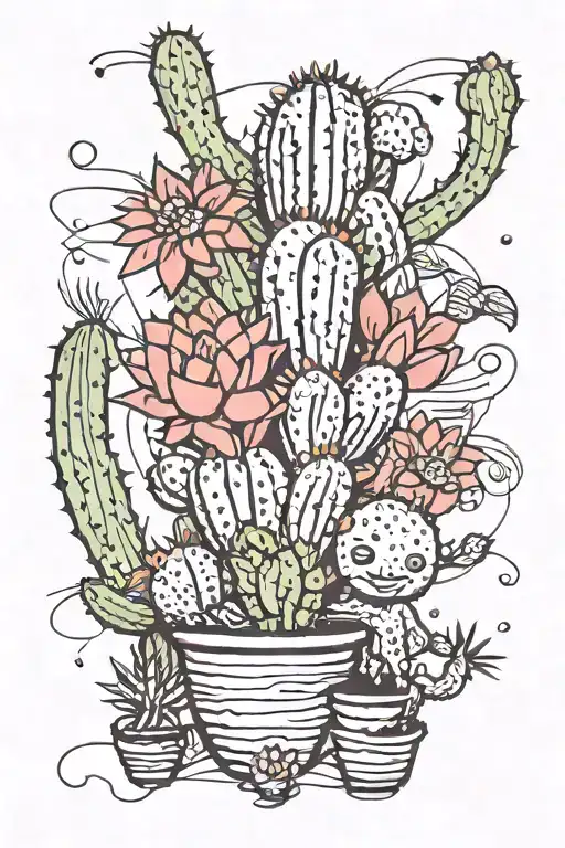 Cactus With Children