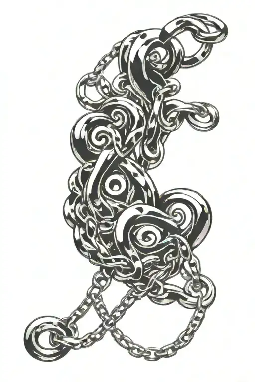 Bicep Chain With Hanging