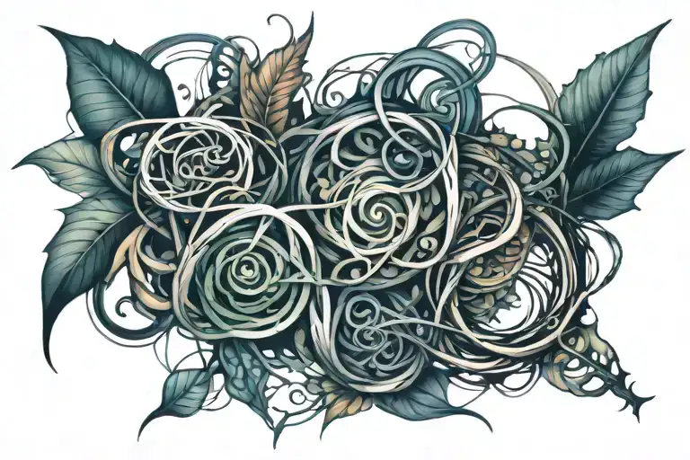 Nature Elements Intertwined