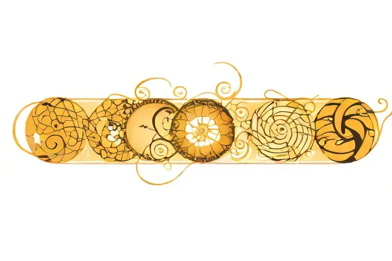 12 Zodiac Signs Intertwined