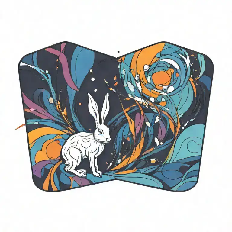 White Rabbit Standing Tall