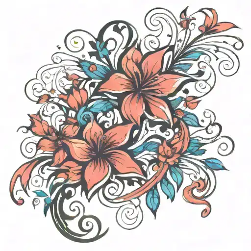 Abstract Floral Patterns