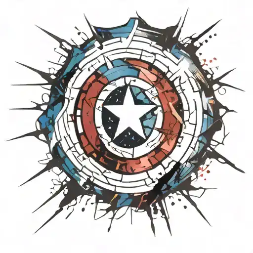 Captain America Shield Hip Hop Artist