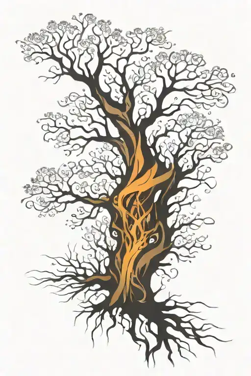 Tree Tattoo For Arm Band