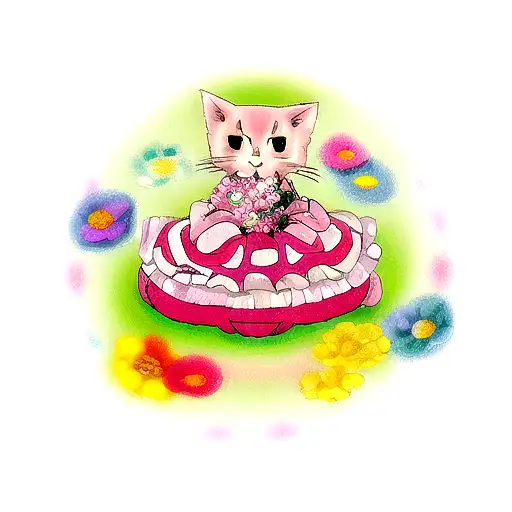 Cat Flower Sweety