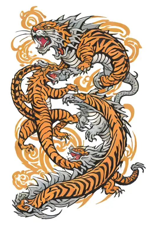 Dragon Vs Tiger Fight