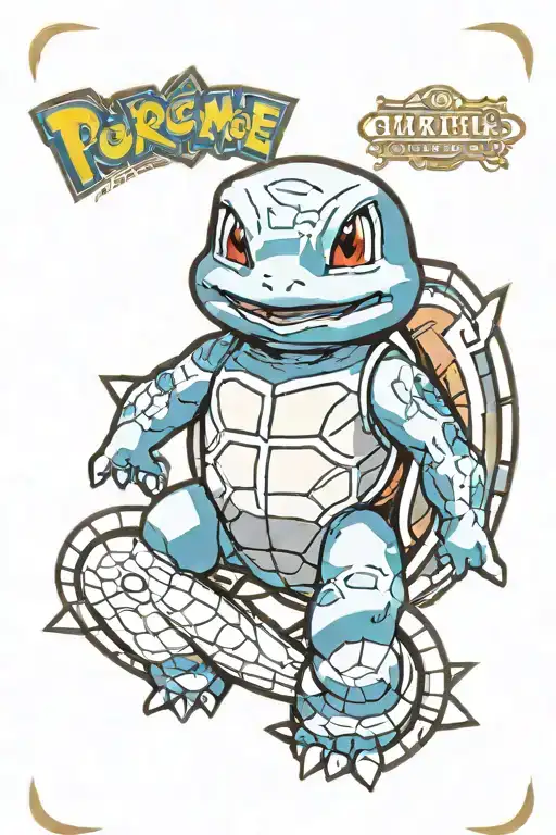 Squirtle Trading Card
