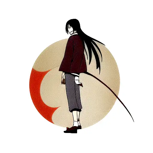 Itachi Infront Of Moon