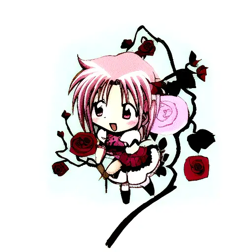 Rose Vine And Cheery Blossom