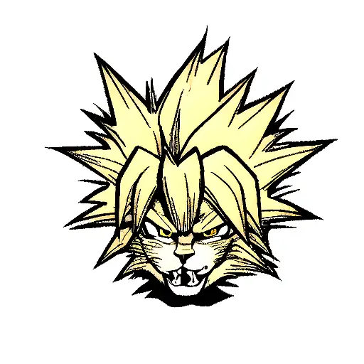Lion Face Going Super Saiyan