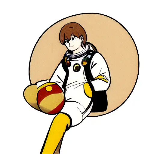 Honey Bee Wearing A Spacesuit