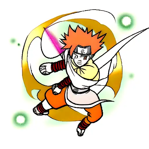Naruto With Kurama Chakra For Forearm