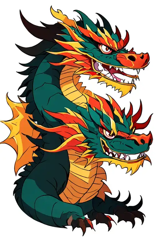 Kaido From One Piece In Dragon Form