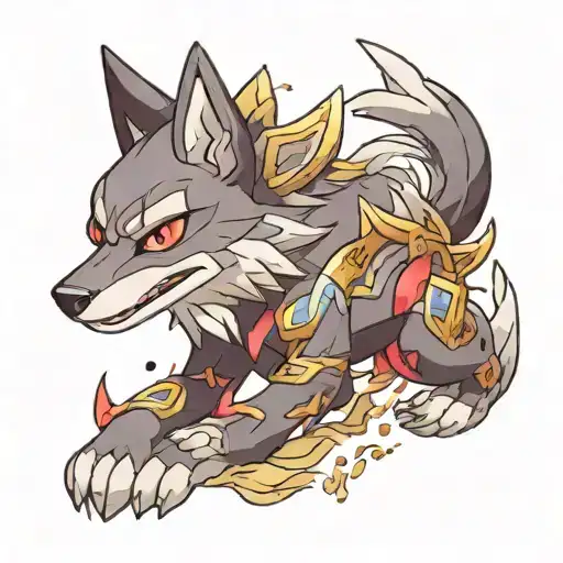 Shiny Mightyena Pokemon Characters