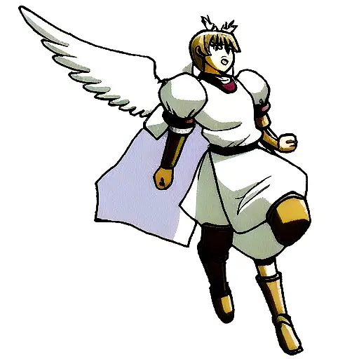 Guardian With Angel Wings Protects His Daughter