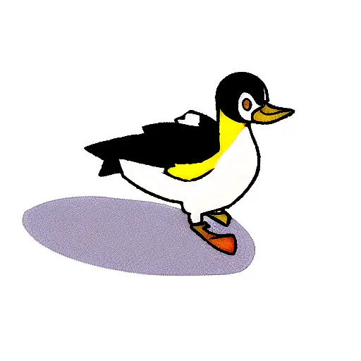 Female Runner Duck With Cool Walking