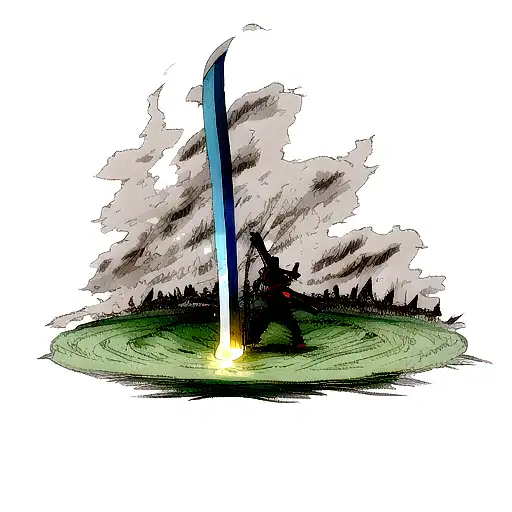 Sword Being Forged In Fire